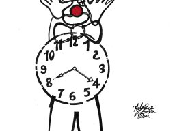 son las ocho y veinte